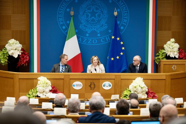 CONFERENZA STAMPA DI INIZIO ANNO: Il presidente Meloni risponde alle domande dei giornalisti