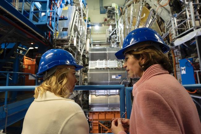 Il Presidente Meloni in visita al CERN